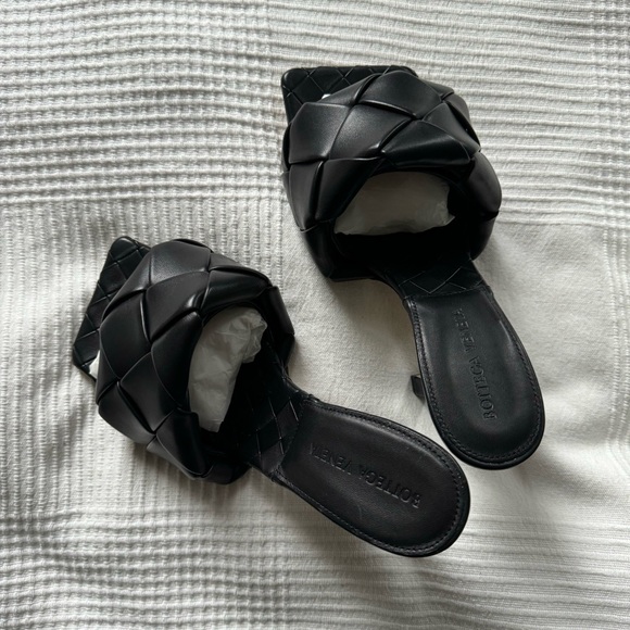 NWB Bottega Lido Heel Mule Black - Picture 13 of 13